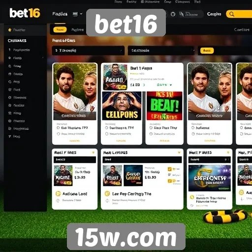 Novas funcionalidades do site de jogos bet16