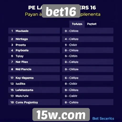 Métodos de pagamento aceitos no bet16